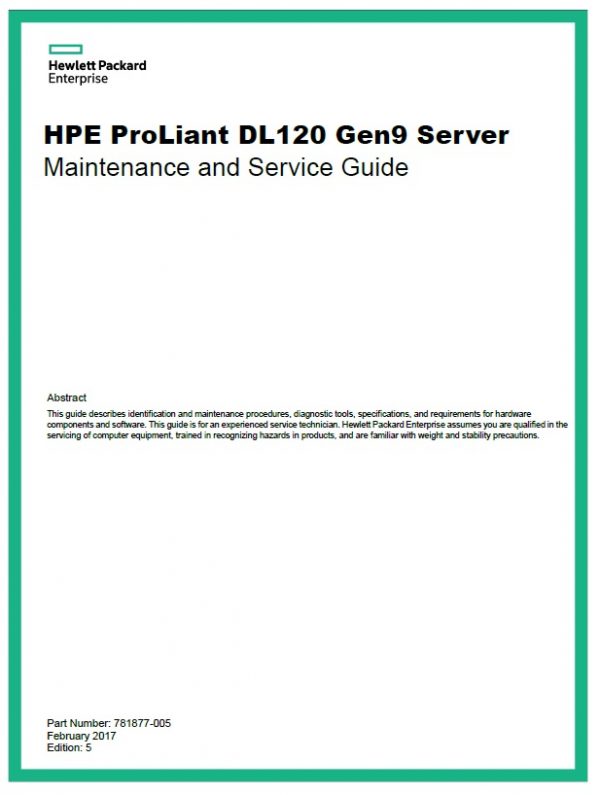 سرور اچ پی - سرور - HPE Proliant - DL120 Gen9