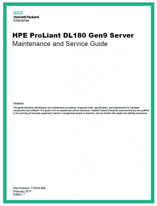 سرور اچ پی - سرور - HPE Proliant - DL180 Gen9