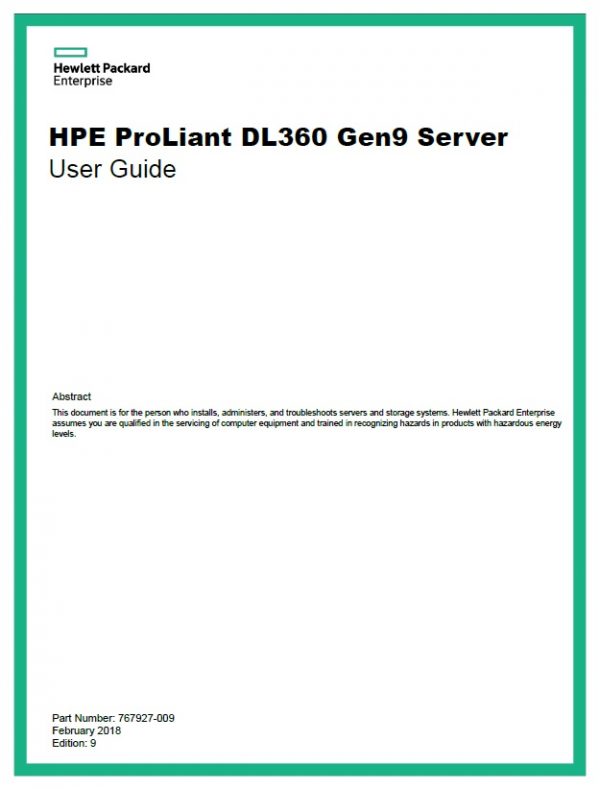 سرور اچ پی - سرور - HPE Proliant - DL360 Gen9