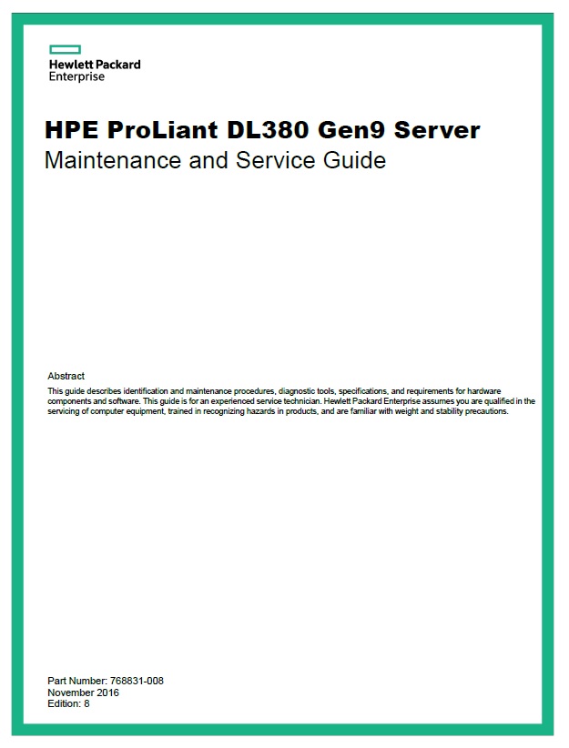سرور اچ پی - سرور - HPE Proliant - DL380 G9