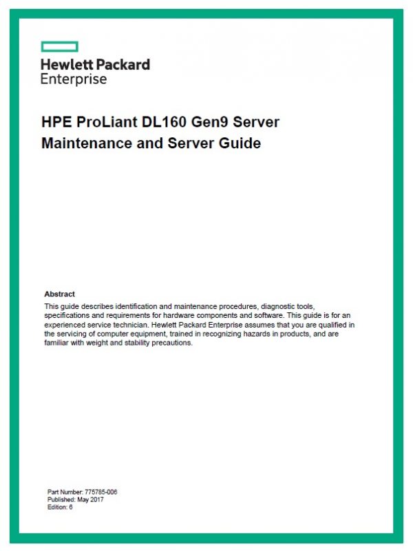 سرور اچ پی - سرور - HPE Proliant - DL160 Gen9