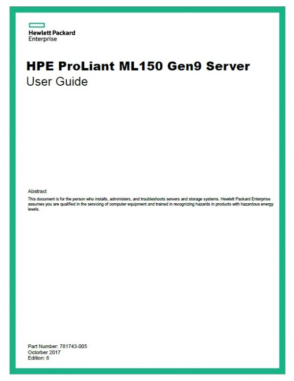 ML150 Gen9 - HPE Proliant - سرور - سرور اچ پی