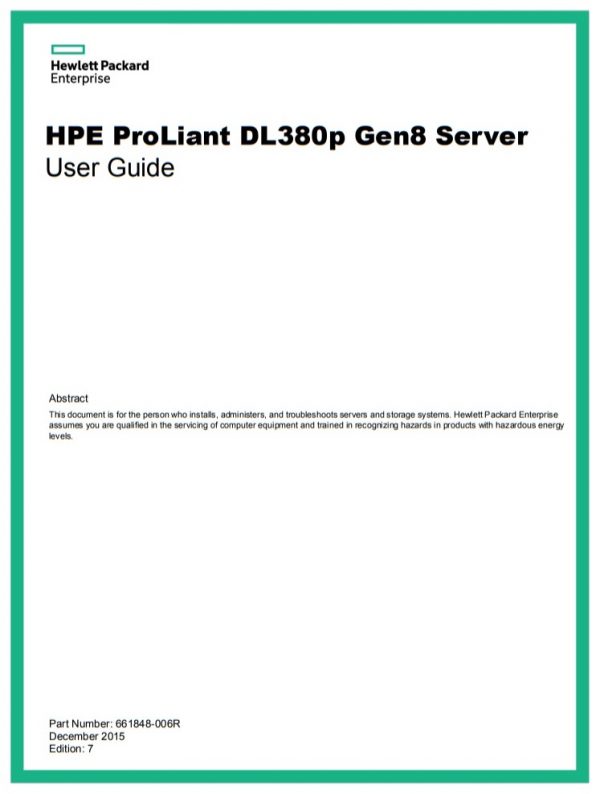DL380p Gen8 - سرور اچ پی - سرور - HP Proliant