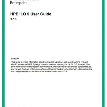 HPE - iLO 5 - سرور
